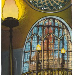 Old Joe Through the Great Hall Window